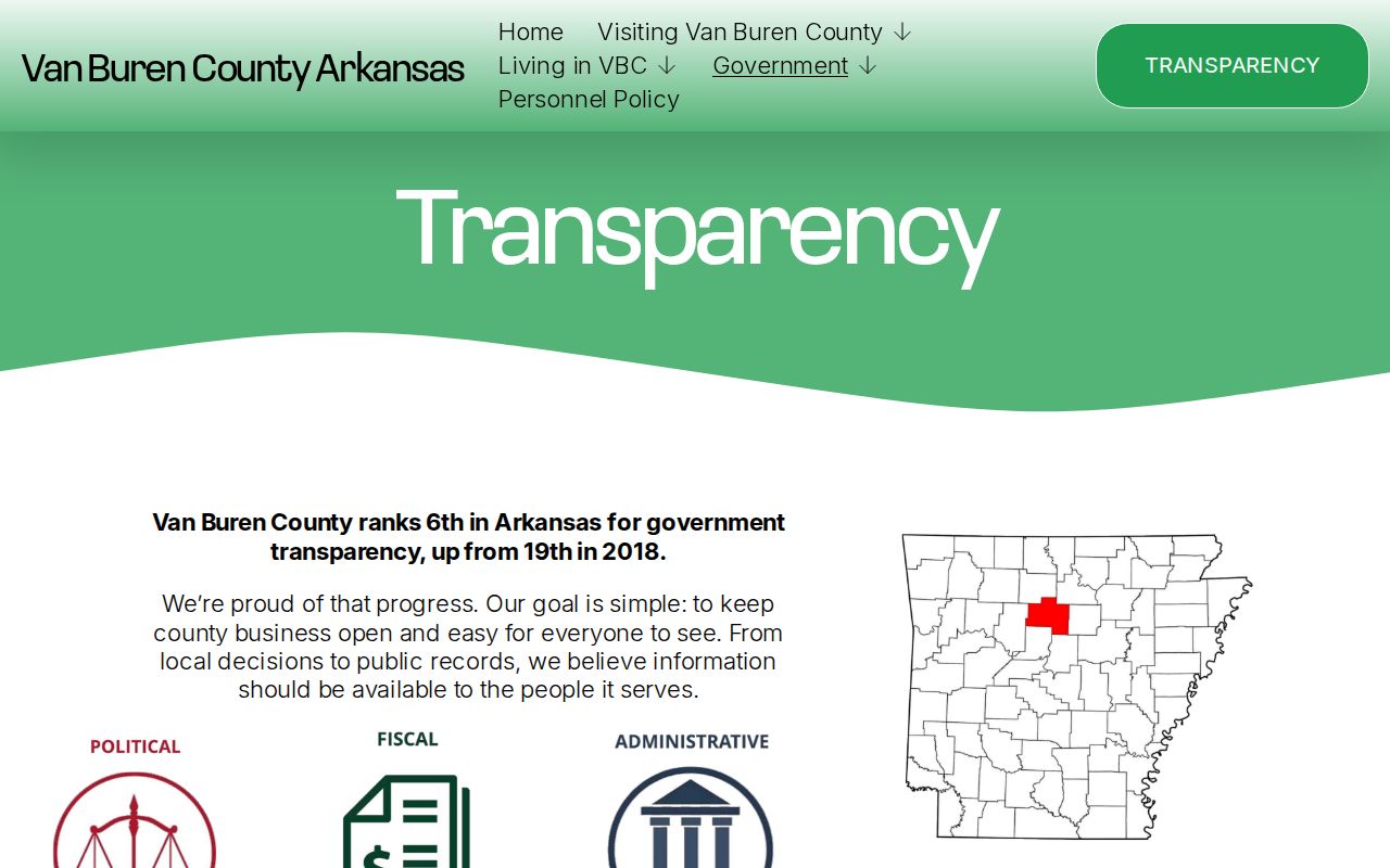 Van Buren County criminal records transparency and FOIA request route